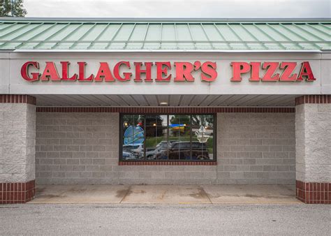 Gallagher's pizza - Gallagher’s Pizza – Howard/Suamico. September 24, 2022 by Admin 4.3 – 166 reviews • Pizza restaurant. Family-friendly pizza parlor & sports bar with a menu of Chicago-style pies, pasta & more. ️ Dine-in ️ Curbside pickup ️ No-contact delivery Hours. Sunday: 11AM–9PM: Monday: 11AM–9PM: Tuesday: 11AM–9PM:
